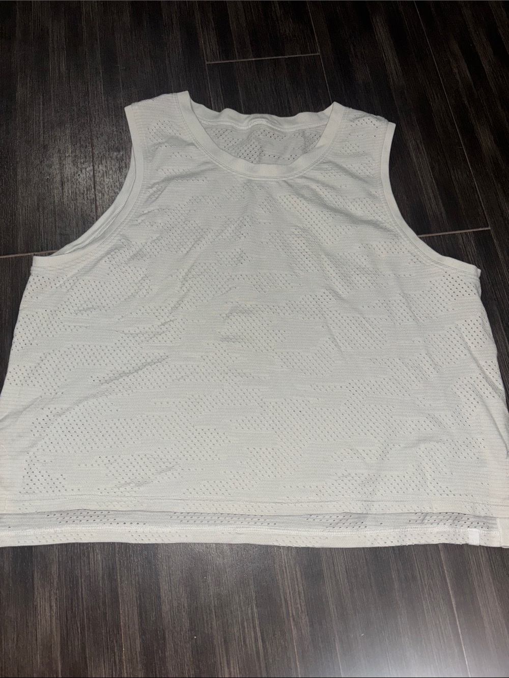 lululemon athletica White Lightweight Muscle Tank